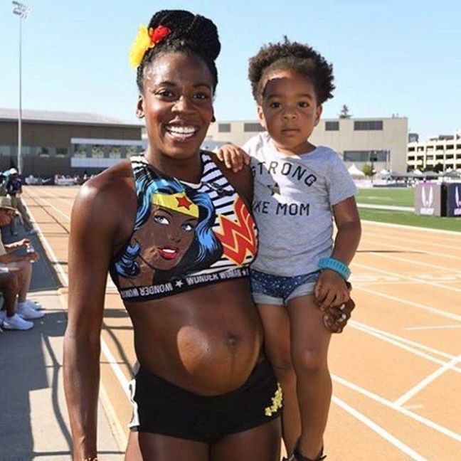 Olympic Runner Alysia Montaño Competes at 5 Months Pregnant