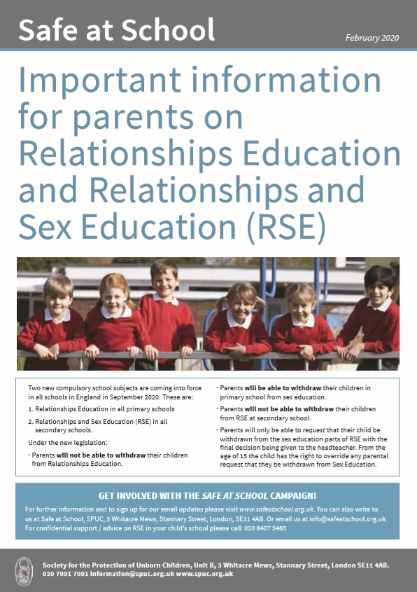 Relationships Education and Relationships and Sex Education (RSE)