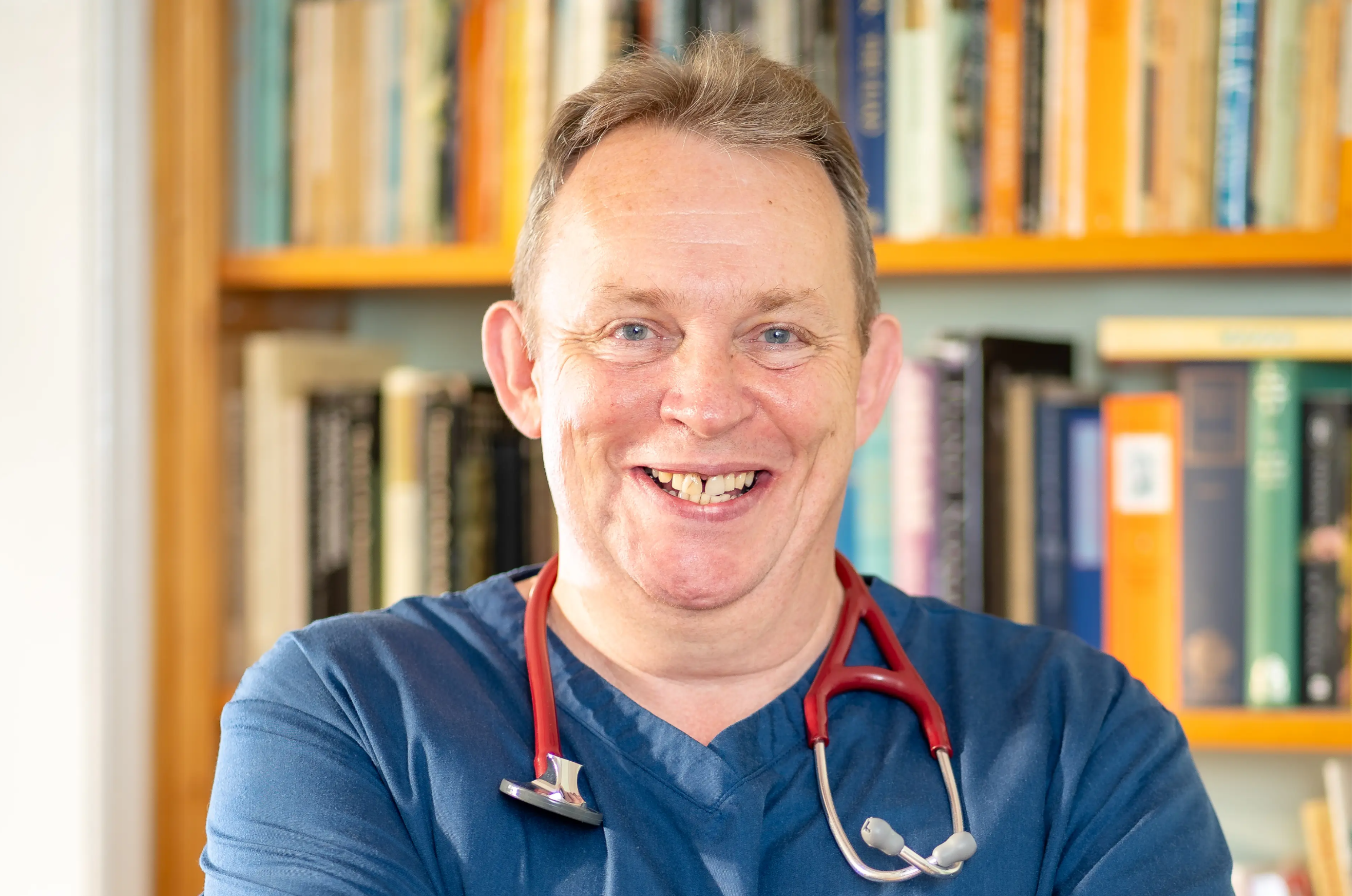 Image of Dr. Dominic Whitehouse, a palliative care consultant.