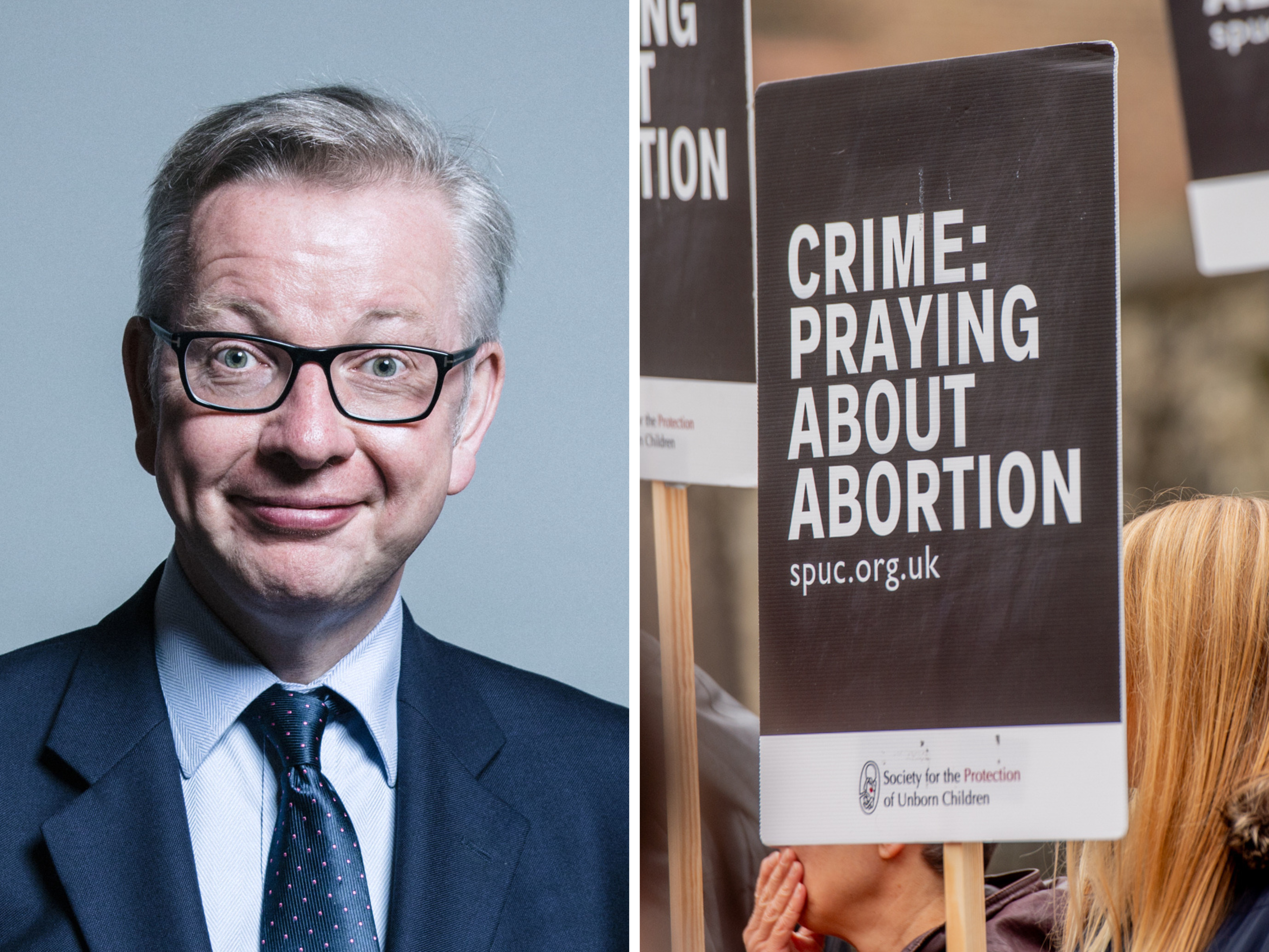 Former justice secretary Michael Gove backs right to silent prayer in buffer zones as “fundamental” British freedom