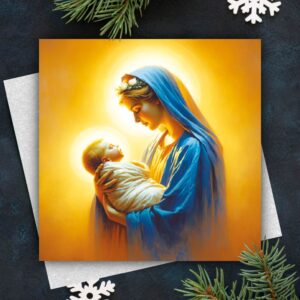 Christmas Card - Madonna and Child