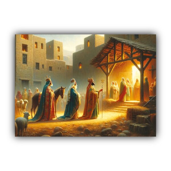 Christmas Card - Wise Men Bearing Gifts (Pack of 10) - Image 2