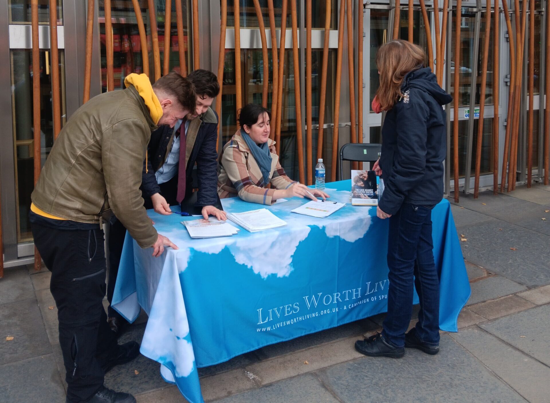 SPUC Supporters Descend on Holyrood to Oppose Assisted Suicide Bill