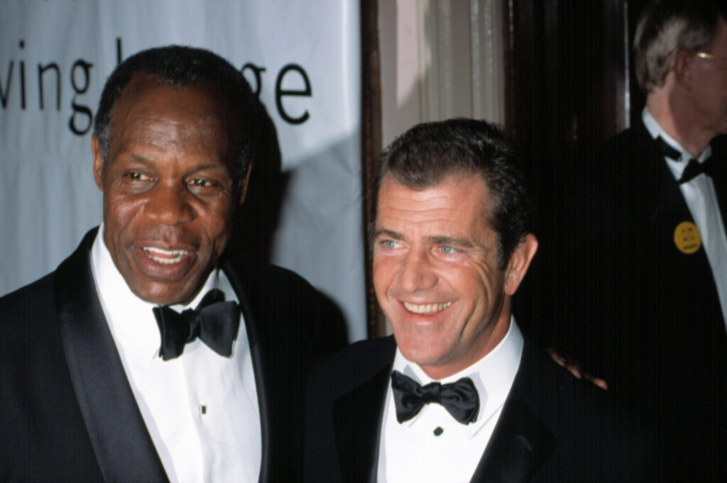 Mel Gibson under fire for casting a pro-abortion actress to play the Virgin Mary Danny,Glover,And,Mel,Gibson,At,Ammi,Tribute,To,Mel