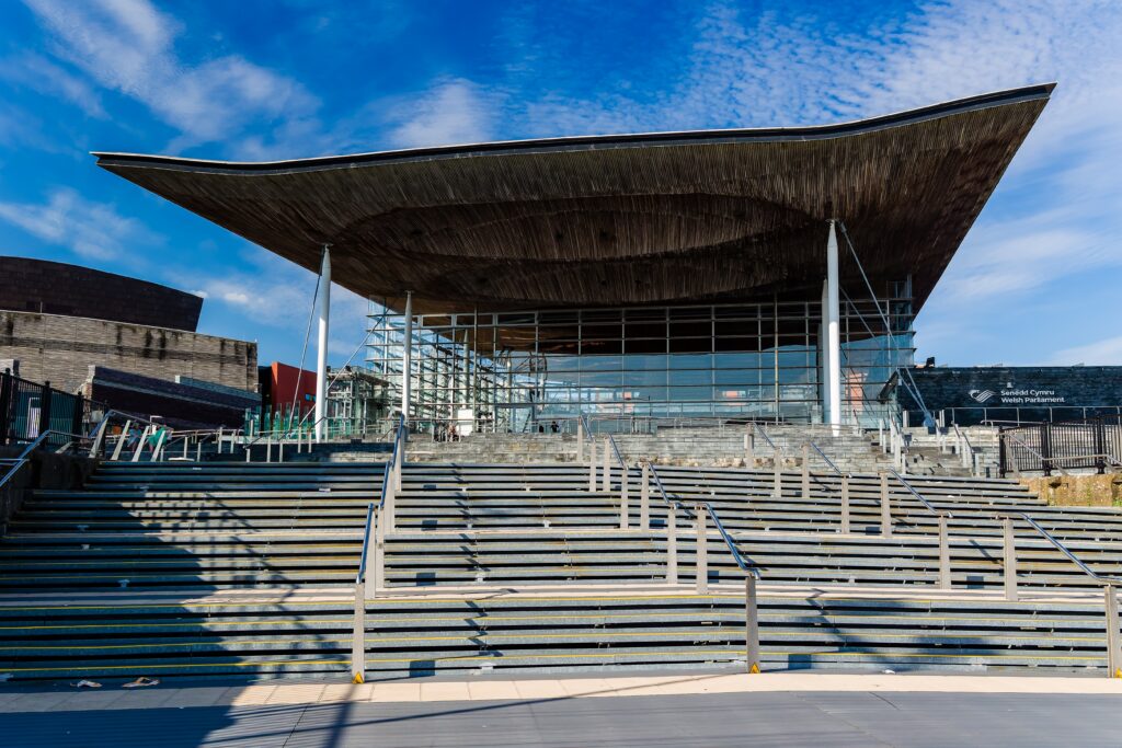 Welsh Parliament building, Cardiff