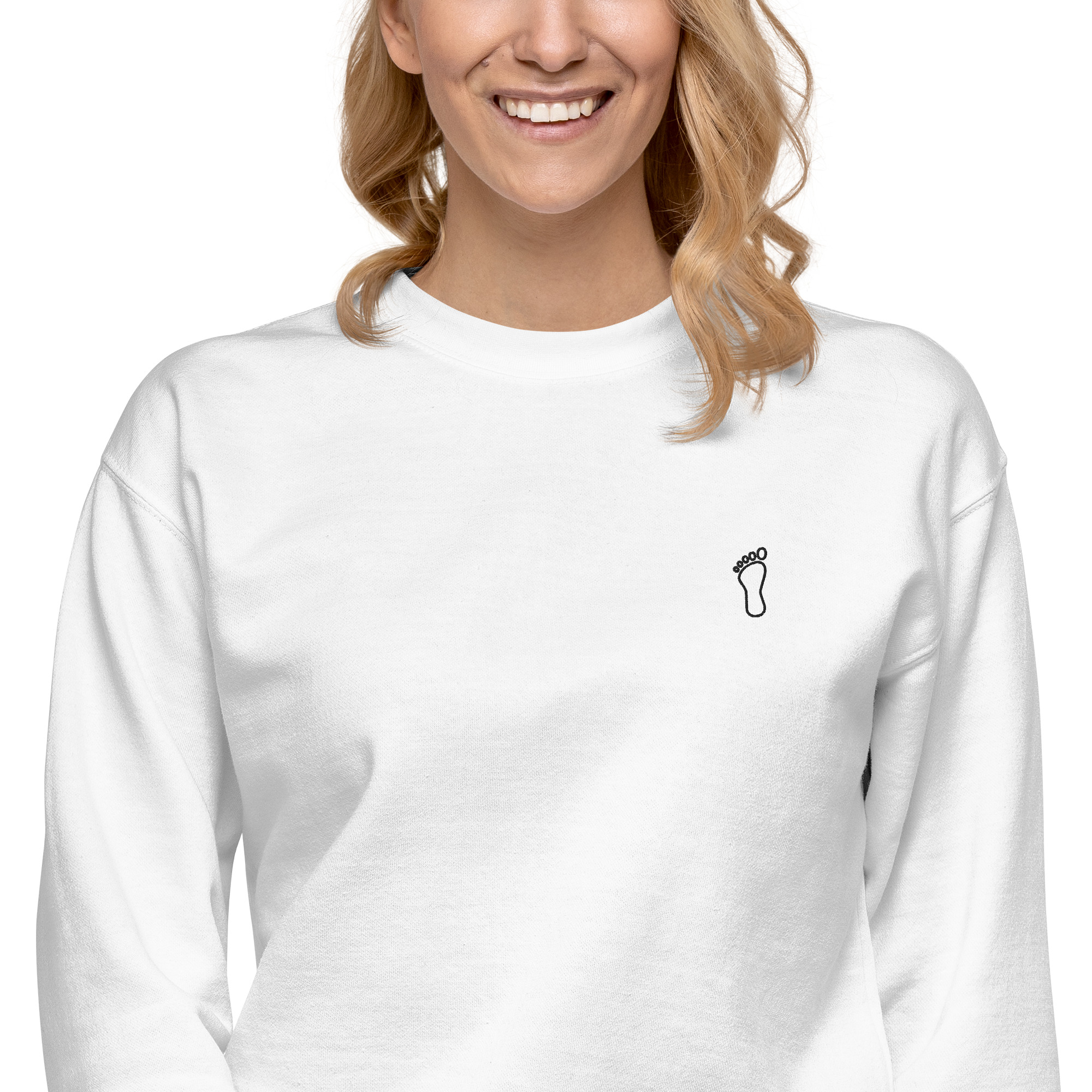 Unisex Footprint Sweatshirt - Image 3