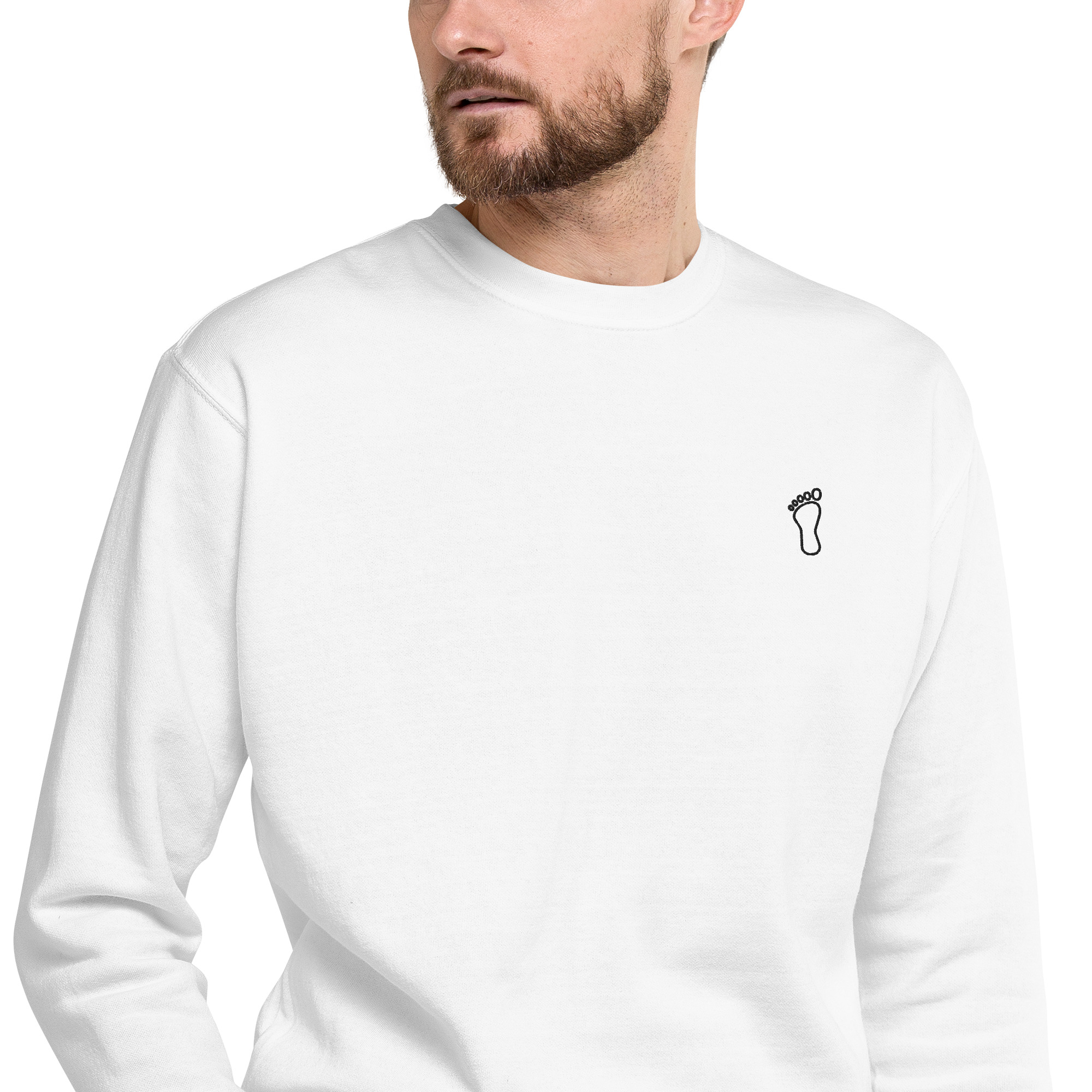 Unisex Footprint Sweatshirt - Image 4