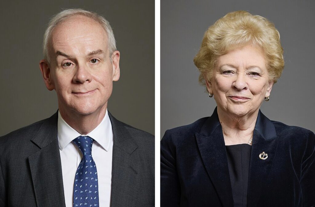 (L) Lord Moylan | (R) Baroness O’Loan
