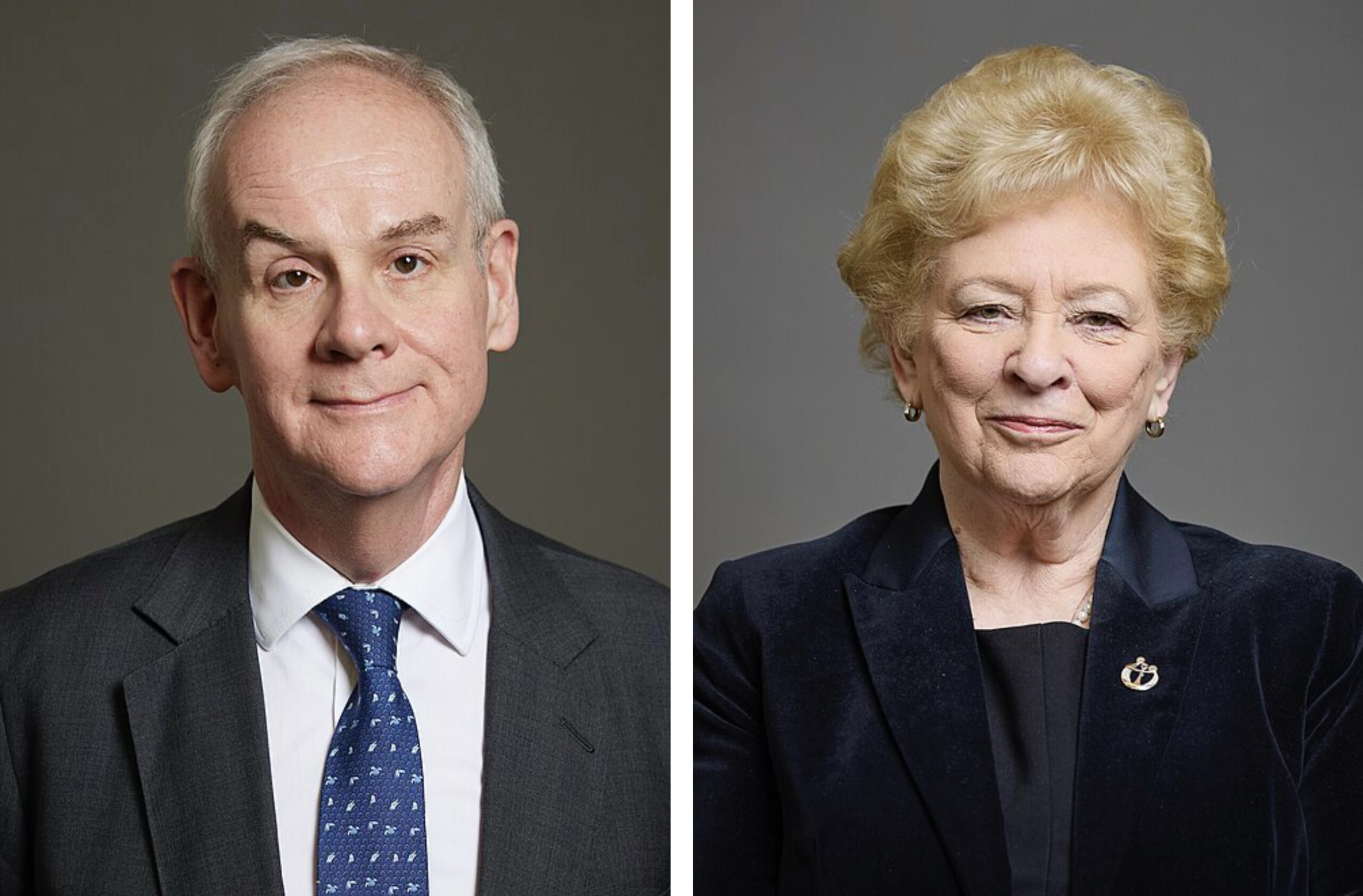 (L) Lord Moylan | (R) Baroness O’Loan
