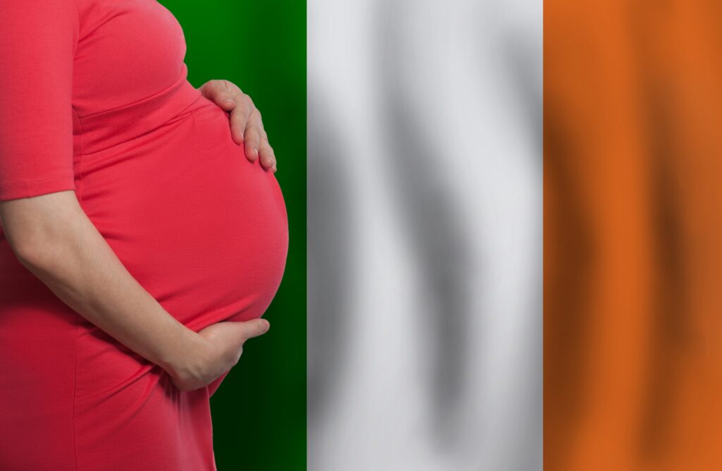 “Safe, legal, and rare” was a lie: Ireland is deep in the throes of an abortion culture Pregnant,Woman,Belly,On,Irish,Flag,Background