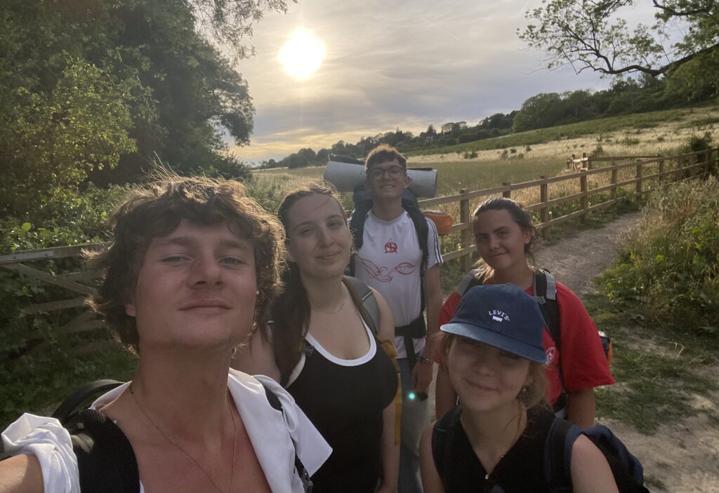£33,000 so far: Young members of SPUC staff and SPUC Youth walk 52 miles of the historic Pilgrim’s Way IMG_7518